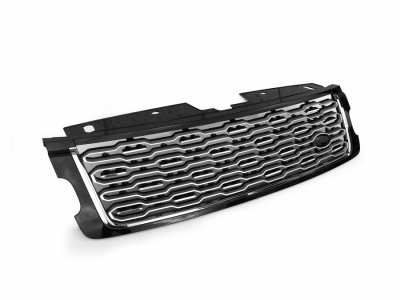 L405 SV-A SVA Look Front Grille Black with Silver mesh and Silver trim to fit Range Rover Vogue L405 2018 Onwards